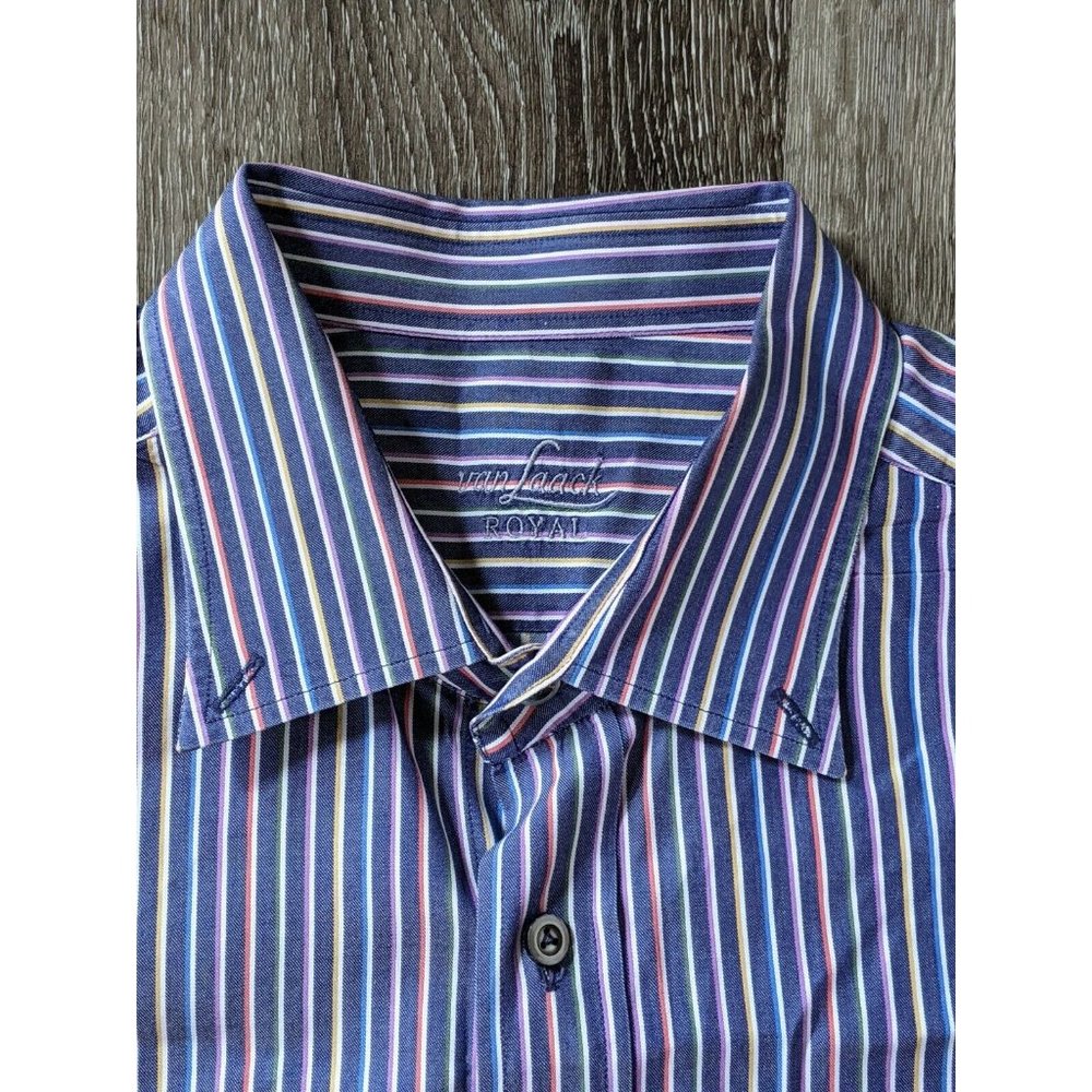 Van Laack Royal Mens Shirt Button Down Size XL
